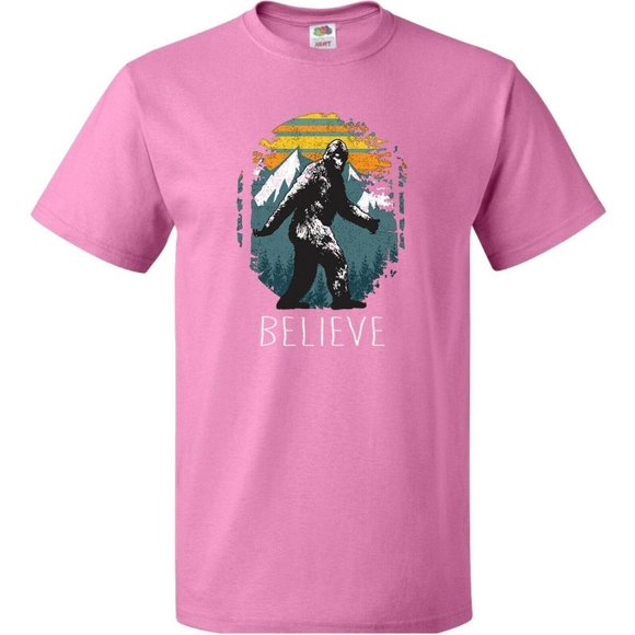 Sasquatch Believe Mountains Bigfoot Short Sleeve - Picture 5 of 10